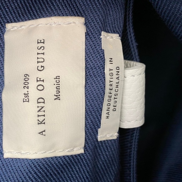 A KIND OF GUISE DESIGNER LEATHER BACKPACK - Picture 5 of 6